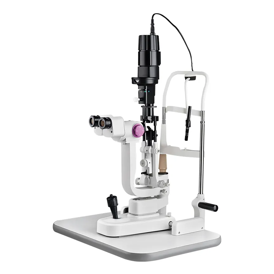 Niedriger Preis Ophthalmologische Ausrüstung 3 Schritt Digital Optical Sehtest Instrument Spaltlampe