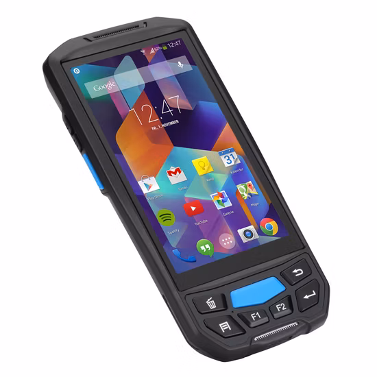 Handheld-Industrie-Handy, tragbares Datenterminal, 2D-Barcode-Scanner, WiFi-PDA-Gerät, Android mit Display